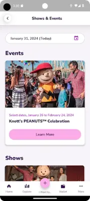 Knott's Berry Farm android App screenshot 2